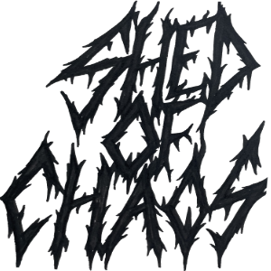 Shed of Chaos slanted logo